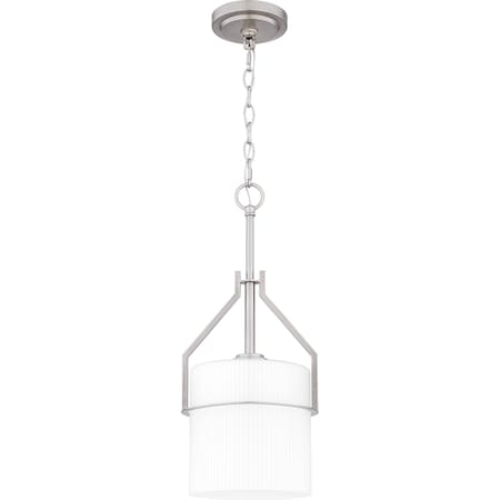 Quoizel Seymour Mini Pendant 1 Light Brushed Nickel SEY1508BN